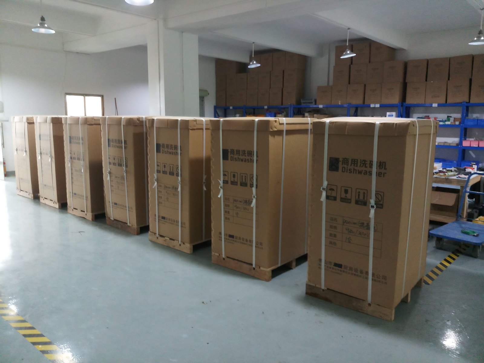 驰能揭盖式洗碗机（工厂实拍）