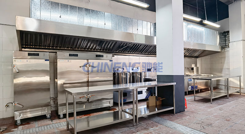 黄江永安五金厂员工食堂厨房